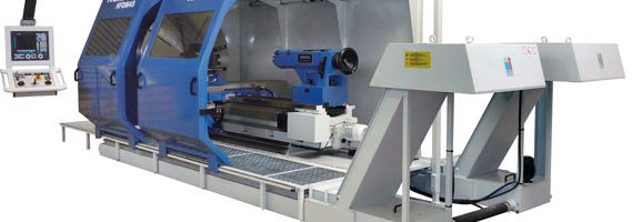 Erste Neuinvestition 2017: Halbfrontal-Drehmaschine KREWEMA HFDM ZS 475 x 3000/FA