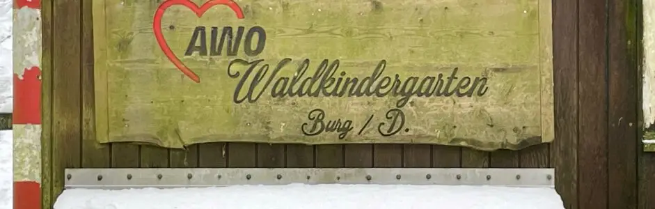 SPENDE: 1.000,- FÜR DEN AWO-WALDKINDERGARTEN BURG