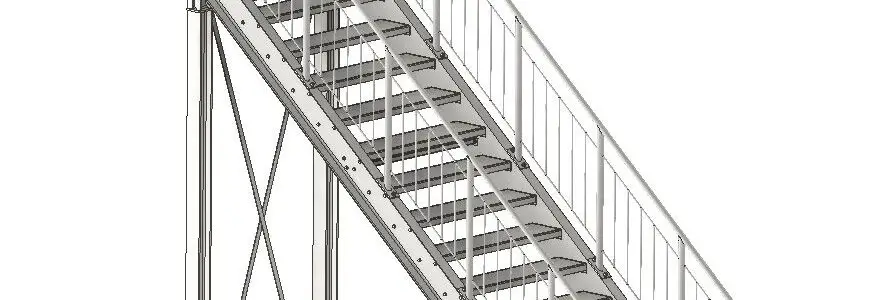 PRAXISBEISPIEL METALLBAU: WANGENTREPPE