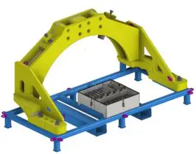 CAD-Modell Transport Brücke
