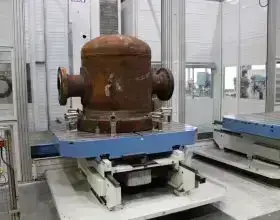 CNC-boring of floating head