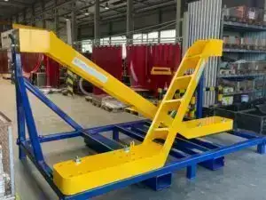 Abstützung mit Transportgestell