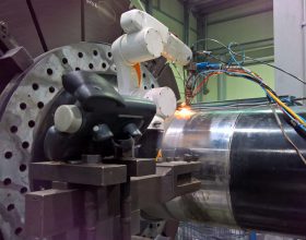 laser build-up welding rotor shaft