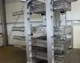lock system with gastight slides AD 2000