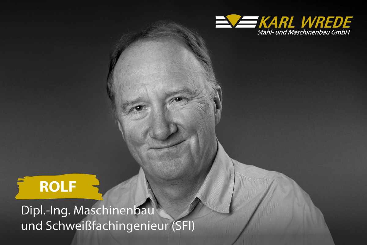 Neu an Bord Dipl.Ing. (SFI) Rolf Andresen Karl Wrede Stahl und