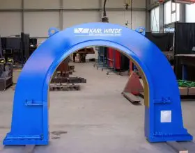 rotor shaft holding bracket 3 MW