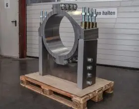 SIEMENS 2,3 MW rotor shaft holding bracket