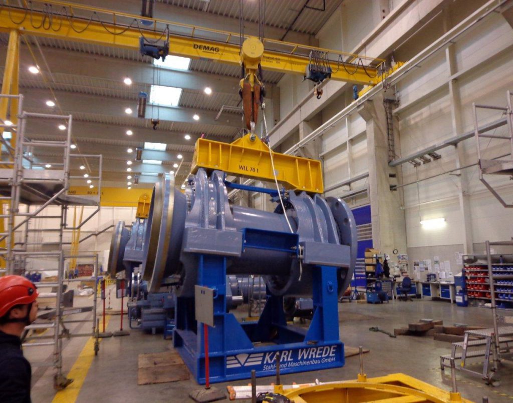 transport frame rotor shaft assembly 5/6 MW
